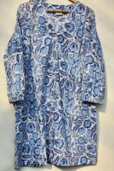 Whispering Petals Flair Shirt Dress